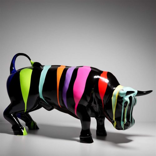 Figura Dekoracyjna Czarny Byk - Trash