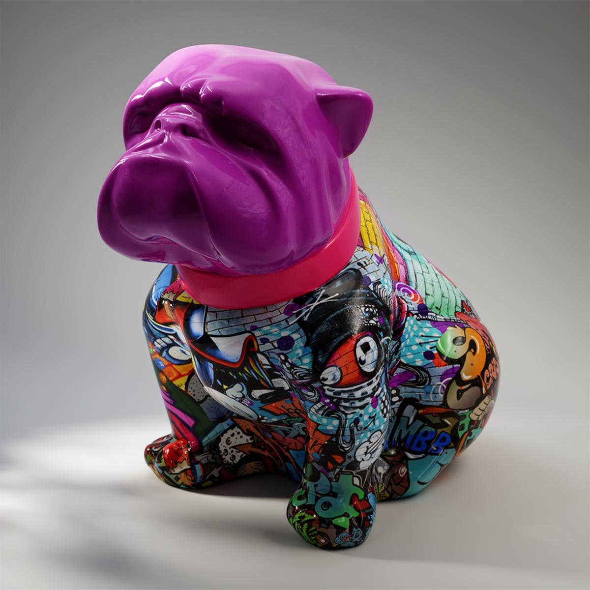 Bulldog Angelo Graffiti