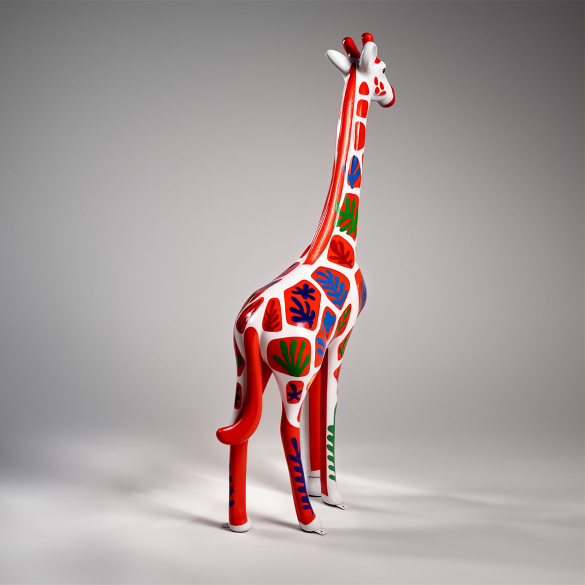 Duża Figura Dekoracyjna Żyrafa w Motywie Matisse - obrazek 8
